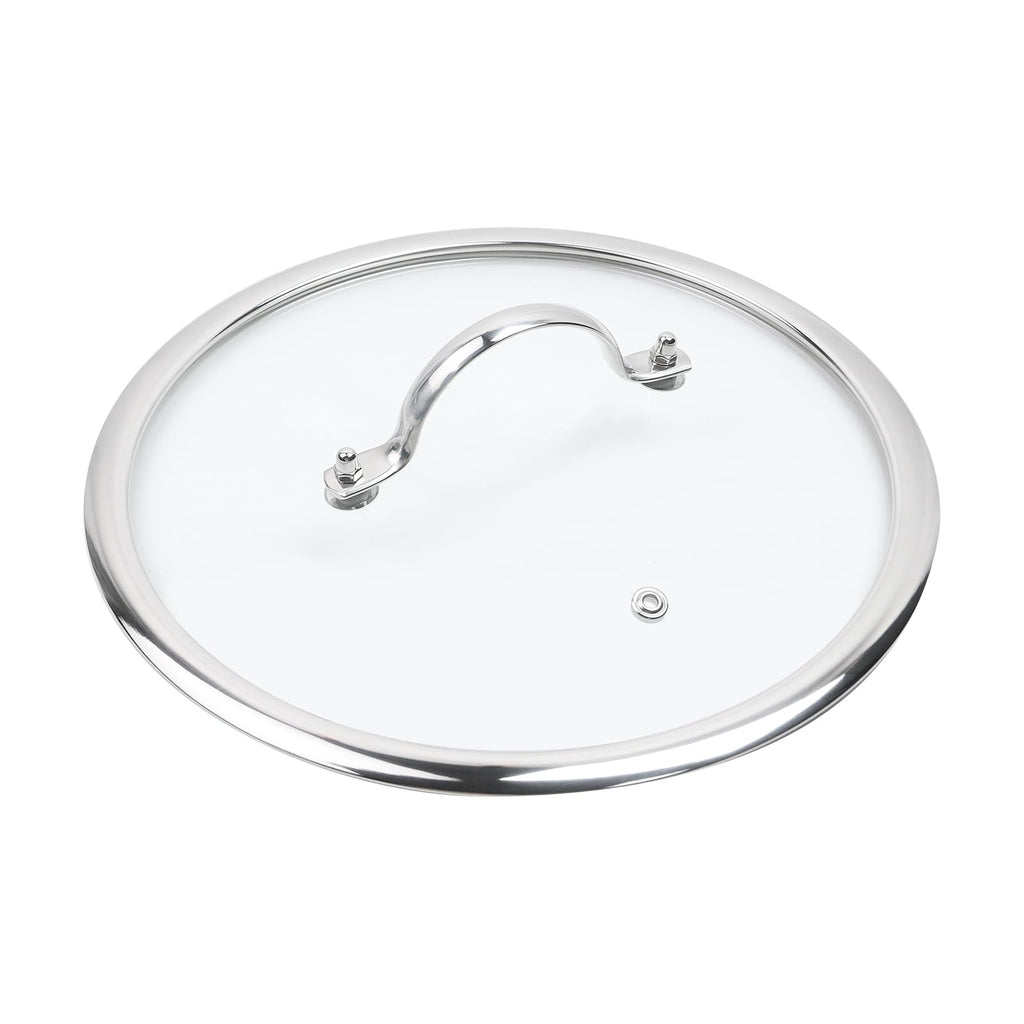 10 Inch Clear Glass Pot Lid U6520