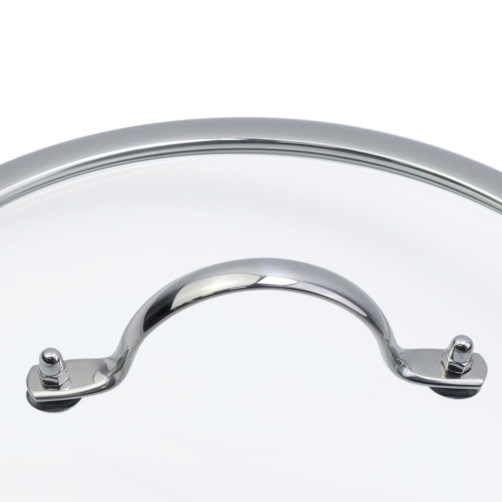 10 Inch Clear Glass Pot Lid U6520