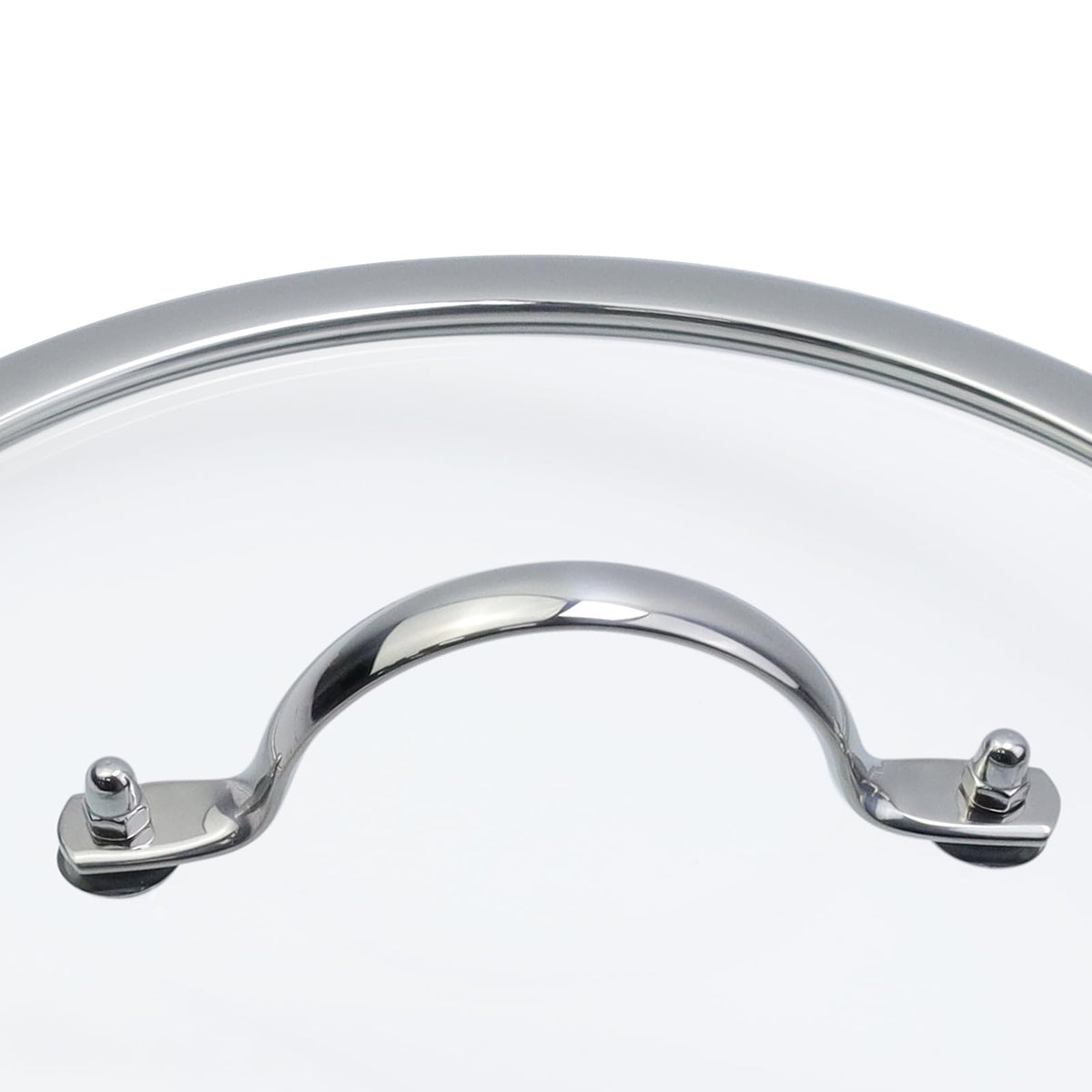 10 Inch Clear Glass Pot Lid U6520