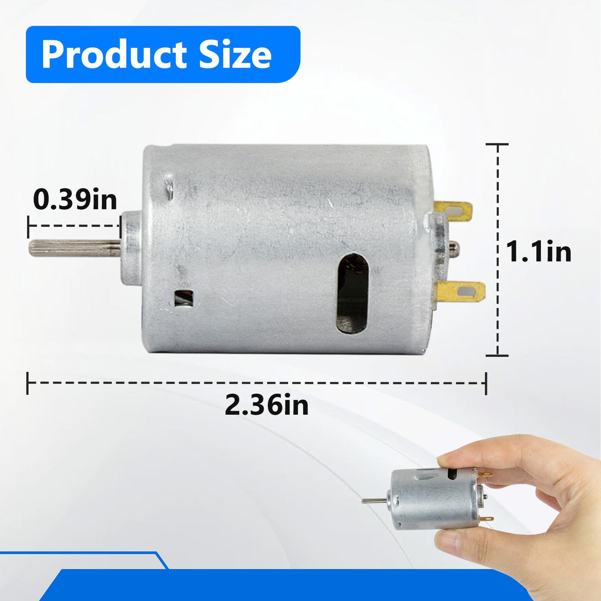 12V DC Fan Motor with Round Shaft V544