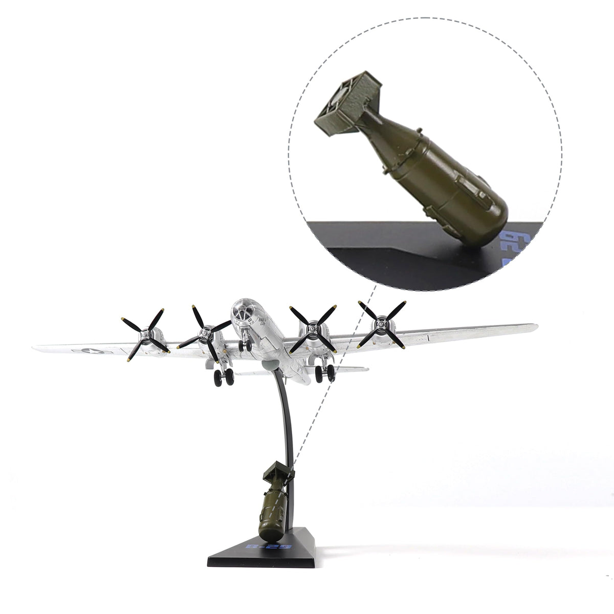 1/72 Scale B-29 Bomber Diecast Airplane Model Kit T604