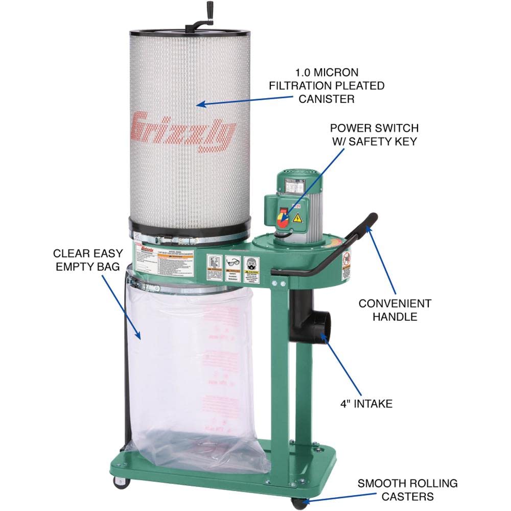 1 HP Canister Dust Collector A49265