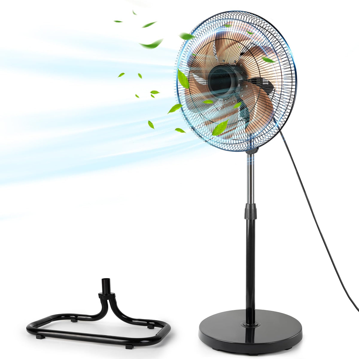 18 Inch Oscillating High Velocity Pedestal Fan O6682