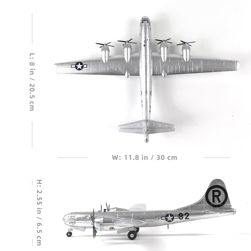 1/72 Scale B-29 Bomber Diecast Airplane Model Kit T604