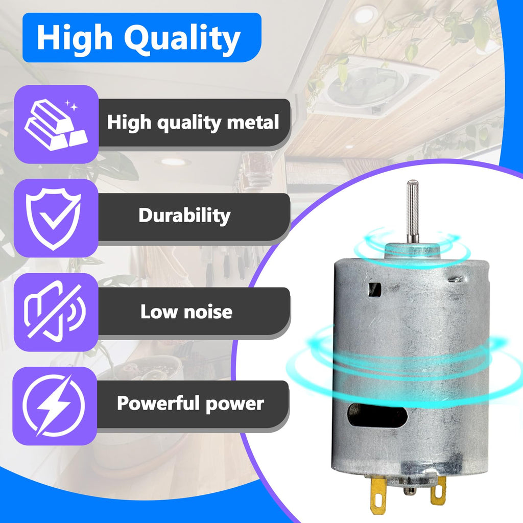 12V DC Fan Motor with Round Shaft V544