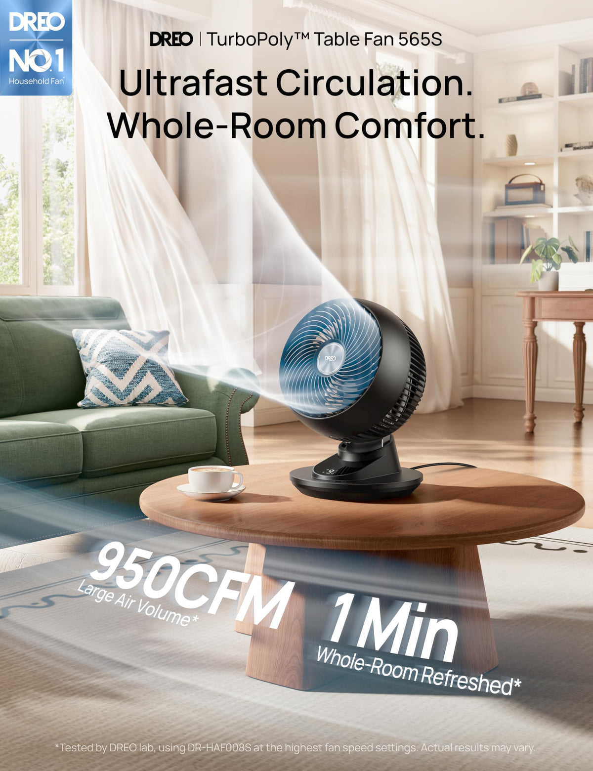 12 Inches 90° Oscillating Smart Desk Fan I322