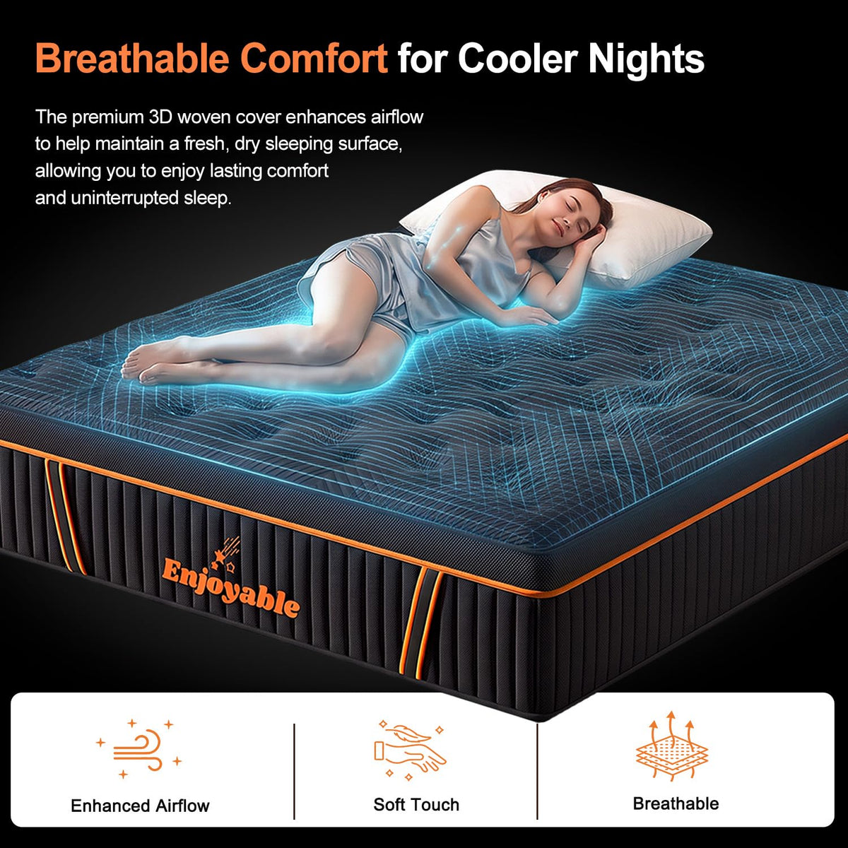 14 Inch Hybrid Full Size Mattress with Memory Foam & Pocket Springs Z6749