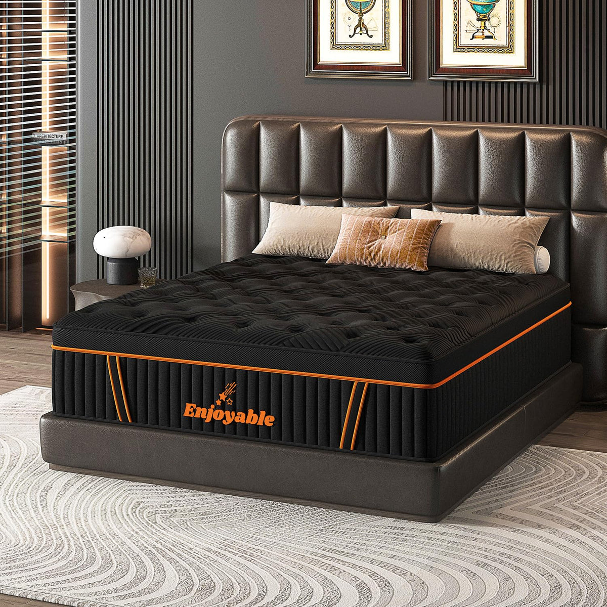 14 Inch Hybrid Full Size Mattress with Memory Foam & Pocket Springs Z6749